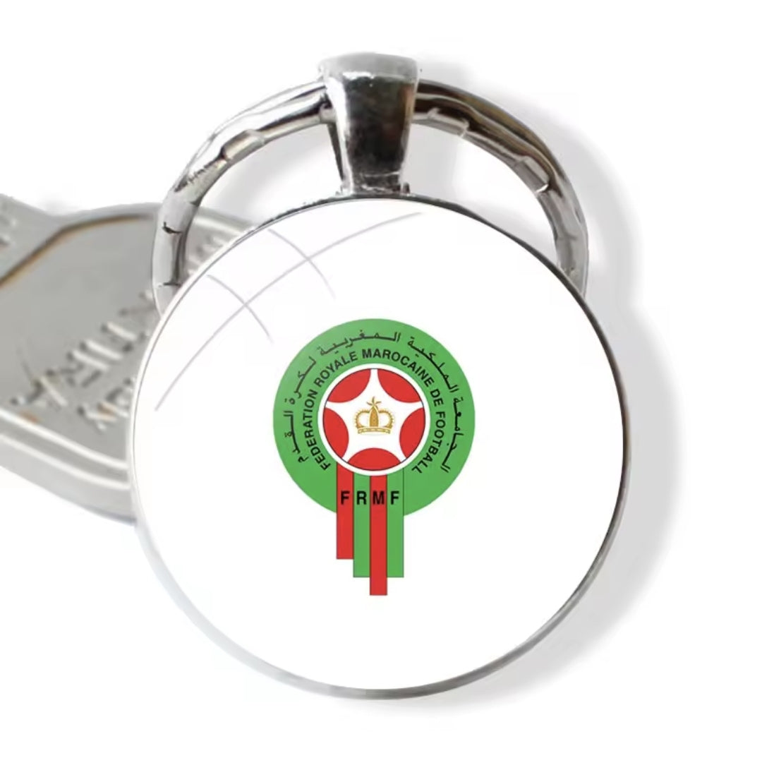 Moroccan flag keychain