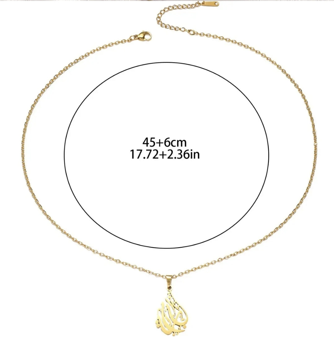 Fashion arabic religious necklace