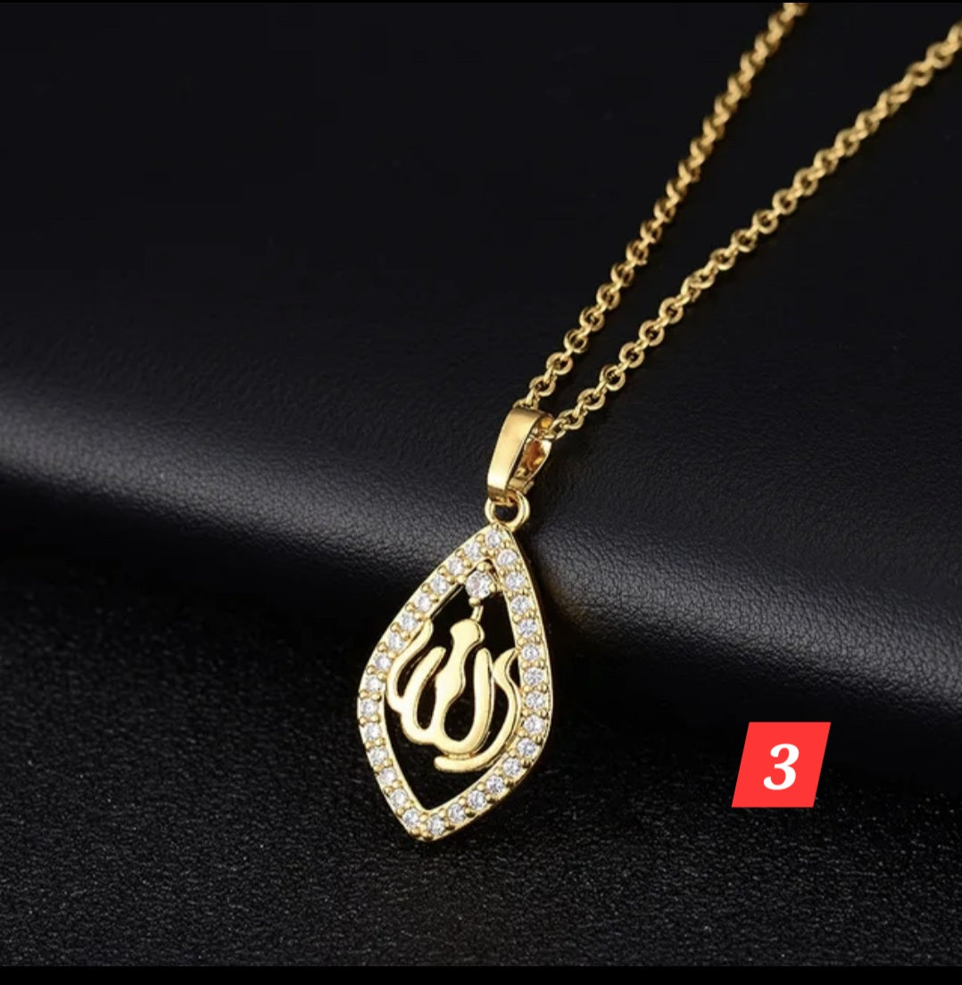 Stainless steel fashion gold plated necklace