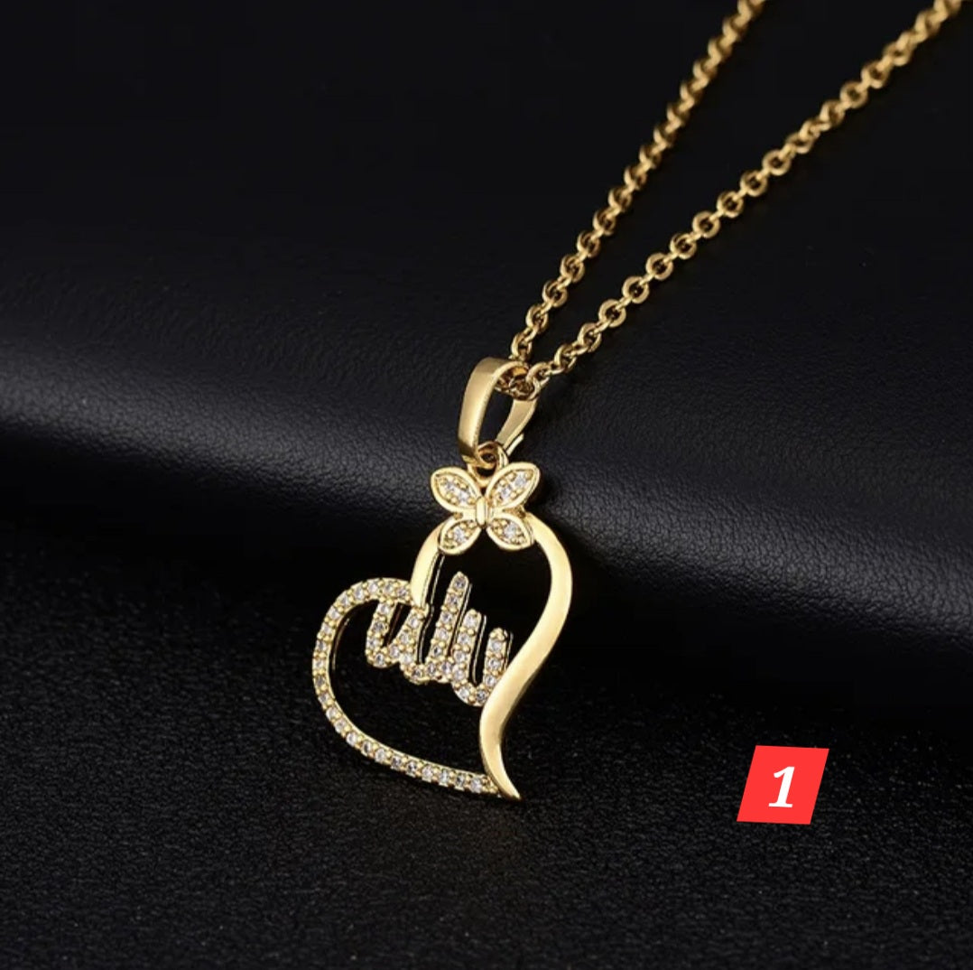 Stainless steel fashion gold plated necklace