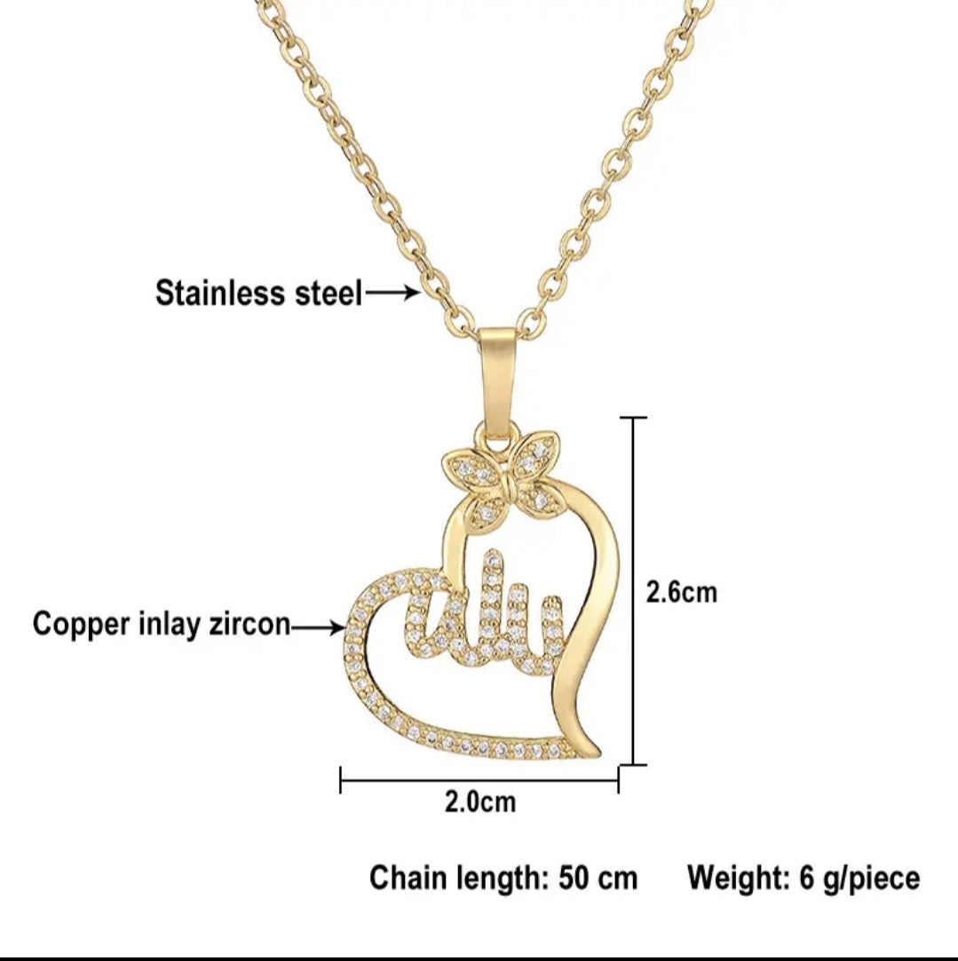 Stainless steel fashion gold plated necklace