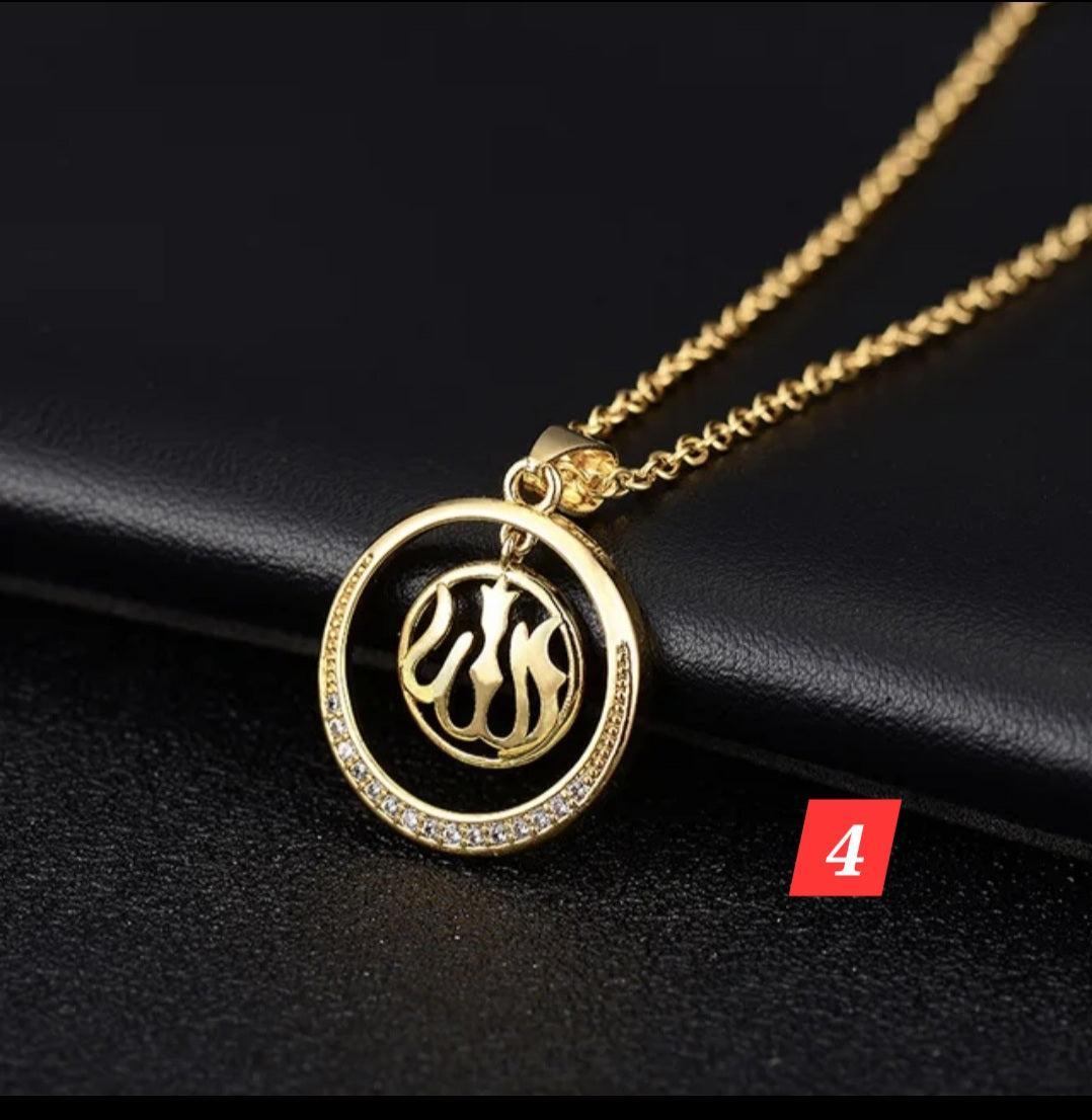 Stainless steel fashion gold plated necklace